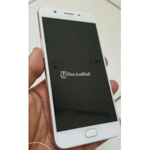 Handphone Oppo F1S Gold Fingerprint Fungsi Normal Seken 