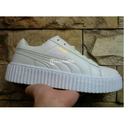sepatu sneakers casual wanita fenty rihanna putih new import jakarta dijual tribun sepatu sneakers casual wanita fenty rihanna putih new import jakarta dijual tribun
