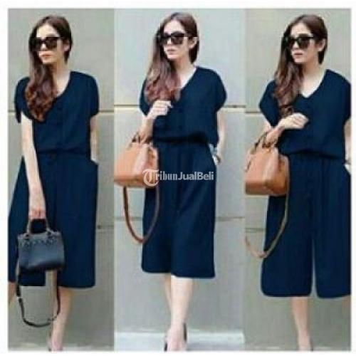 baju wanita terbaru jumpsuit celana kulot miracle navy merah hitam murah dijual baju wanita terbaru jumpsuit celana kulot miracle navy merah hitam murah dijual