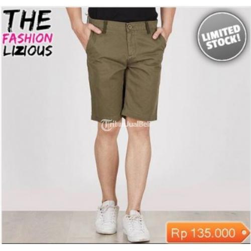 celana pendek pant safari pria hijau army merk 3 second keren new murah banten dijual celana pendek pant safari pria hijau army merk 3 second keren new murah banten dijual