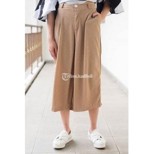 Celana Kulot Wanita Navae Midi Cullote Pants Wedges Import 