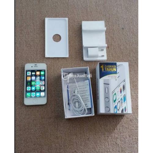 iphone 4s 32 gb warna putih kondisi mulus fullset normal iphone 4s 32 gb warna putih kondisi mulus fullset normal
