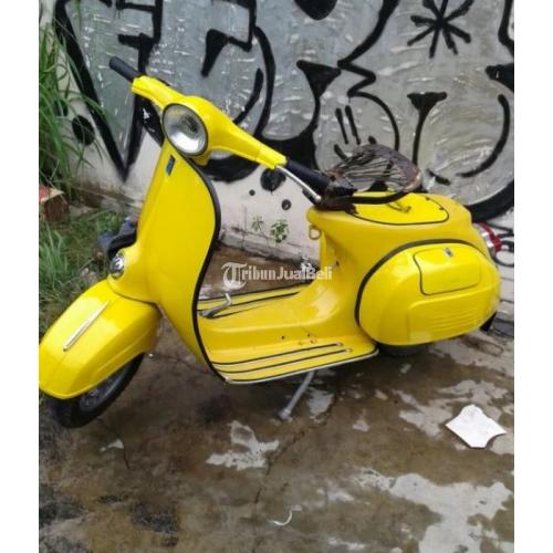  Vespa  Super  1975 Surat Lengkap Plat F Warna  Kuning Cat  