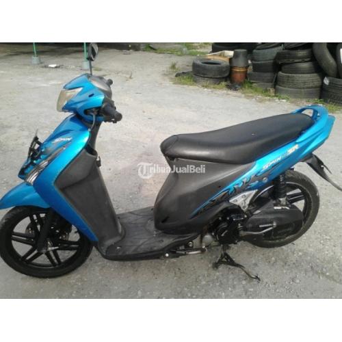 Motor Matic Bekas Murah Suzuki Spin Warna Biru Tahun 2009 Mulus