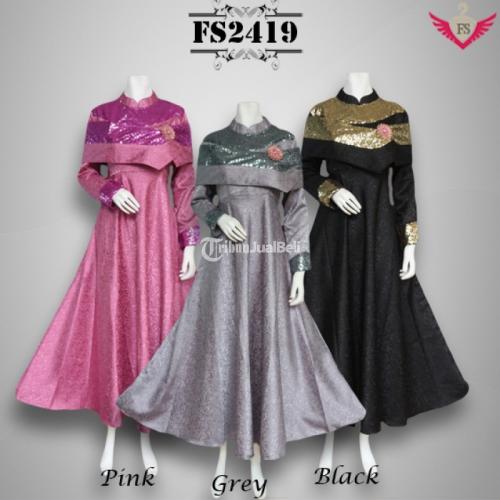 Baju Pesta Glitter Ashanty Fs2419 Bahan Jaguar Glitter Di Jakarta Pusat Tribunjualbeli Com