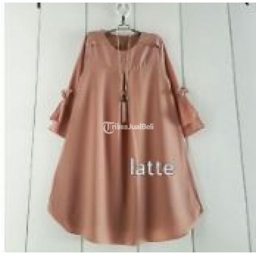 New Anelia Tunik Bahan Peach Sofie Baru Super Big Size Ready Stock Di Solo Tribunjualbeli Com