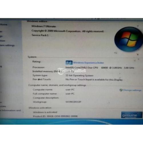 Cpu Intel Core 2 Duo Spesifikasi Tinggi Siap Pakai Sudah Terinstal Windows 7 Di Depok Tribunjualbeli Com