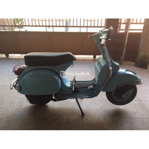  Vespa  PX  81 Biru Repaint Mesin  Normal Sehat Terawat di 