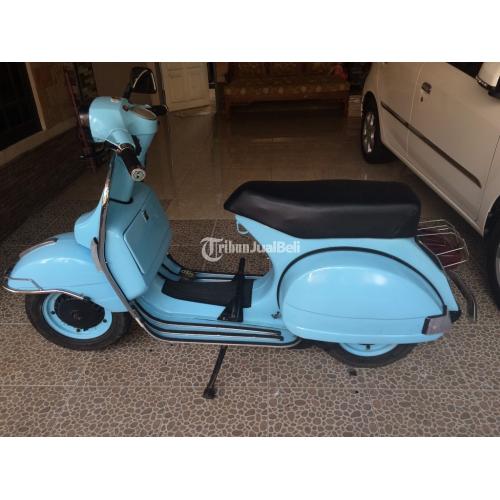  Vespa  PX  81 Biru Repaint Mesin  Normal Sehat Terawat di 