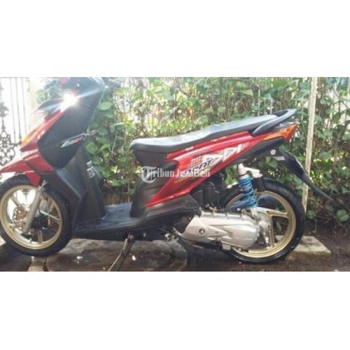 Honda Beat Tahun 2011 Warna Merah Modif Elegan Surat 