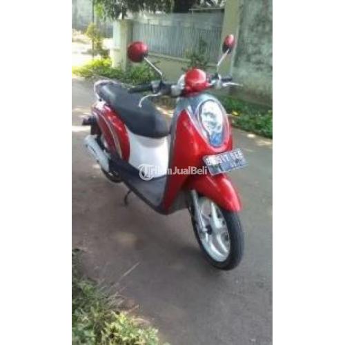 Honda Scoopy Tahun 2021 Original Warna Merah Mesin Halus 