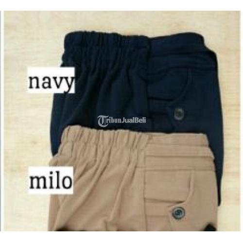  Celana  Panjang Zero Pants Bahan  Milano  Jeruk New 