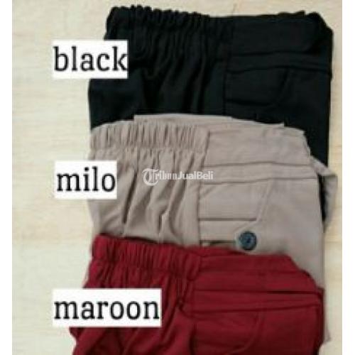 Zero Pants Bahan  Milano  HQ New Big Size Ready Stock Banyak 