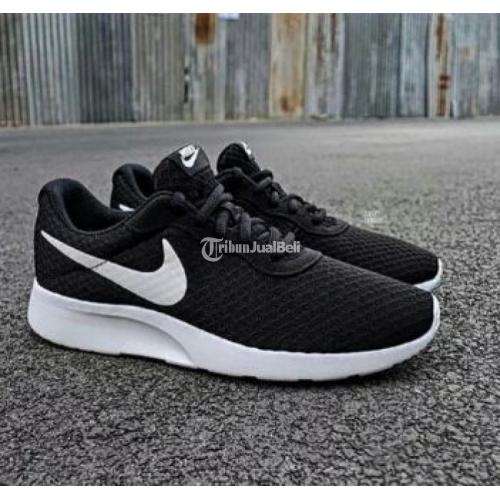 Sepatu Nike Tanjun Black White Size 