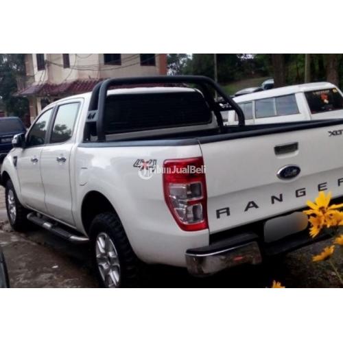 Mobil Bak Ford Ranger XLT 2012 Pearl White Plat BK Interoir Bersih