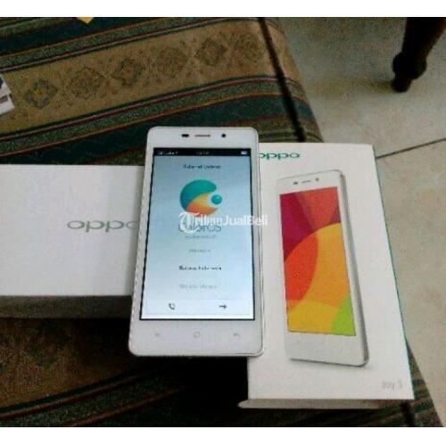 Smartphone Oppo Joy 3 White Second Normal Fullset Harga Murah Di Makassar Jualbeli 