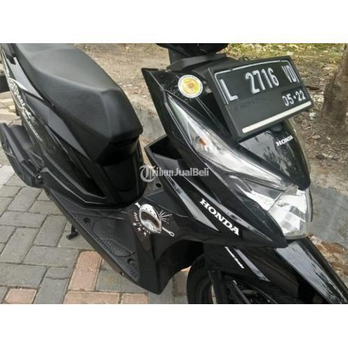 Motor Matic Murah Honda Beat Street FI Bekas Tahun 2017 Hitam Normal