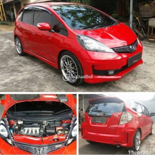 Mobil Honda Jazz RS Bekas Tahun 2013 AT Warna Merah NOPOL S JATIM Mesin