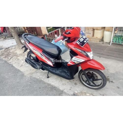 Motor Matic Bekas Honda Beat FI Second 2013 Normal Lengkap 