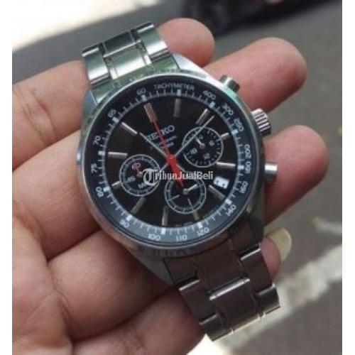 harga jam seiko chronograph 100m original