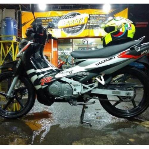 Motor Seken Suzuki Satria 120 R 2001 Pajak Panjang Full Ori Mesin Sehat