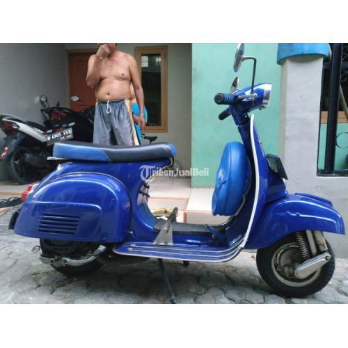 Vespa Super Tahun 1974 Biru Bagus Mulus Harga Nego di Tangerang