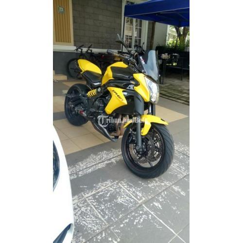 Moge Murah Kawasaki ER6n Bekas Tahun 2012 Warna  Kuning  No 