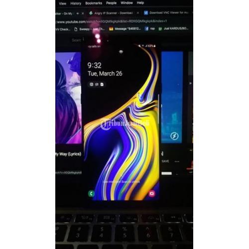 HP Samsung Note 9 Bekas Ocean Blue Like New Ram 8GB Lengkap Normal