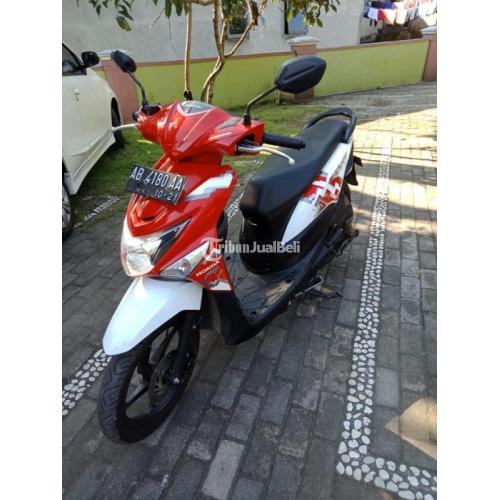 Honda Beat ESP CBS ISS 2016 Warna Merah Putih Plat AB Motor Masih Ori