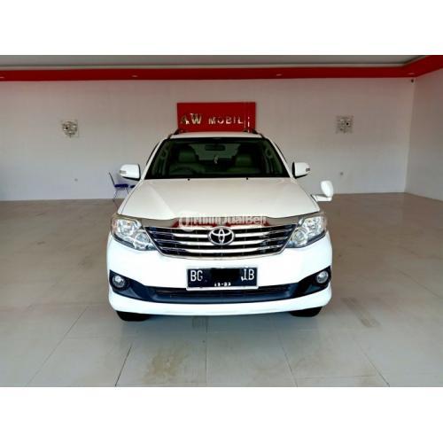 Toyota Fortuner G Luxury 2.7 AT 2013 Warna Putih Bekas 