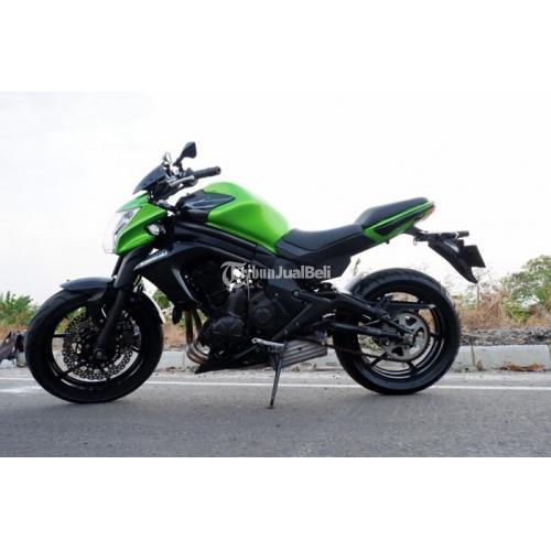  Motor  Kawasaki ER6N Bekas  Tahun 2012 Full Paper Mulus 