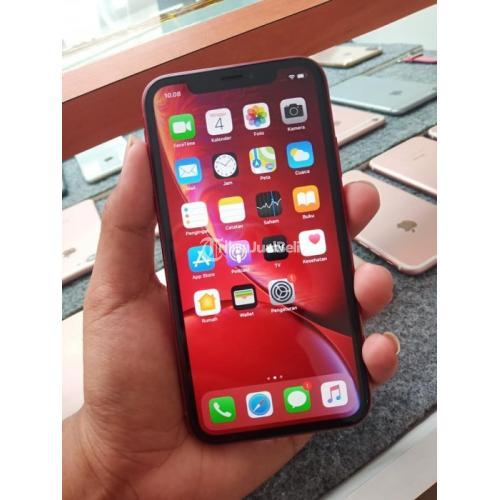 HP Bekas  iPhone XR 128GB Red Fungsi Normal Fullset NoHF 