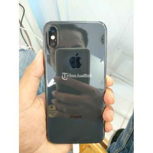 HP Bekas  iPhone X 256GB Gray Inter Aman Normal Harga  Murah 