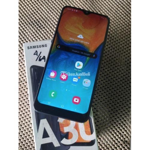 HP Bekas Samsung A30 4 64GB Fullset Ori Normal Harga Murah 