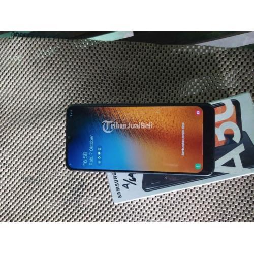 HP Bekas  Samsung A30 4 64GB Fullset Ori Normal Harga Murah 