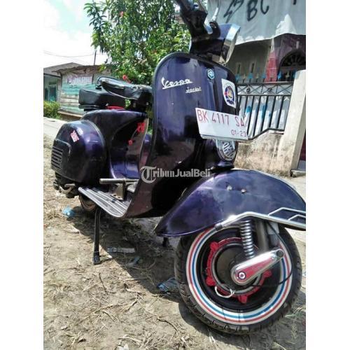 Sekuter Vespa Sprint Bekas Tahun 1979 Antik Mulus Lengkap Normal Murah