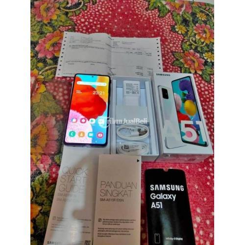 Samsung A51 Fullset 6 128gb Hp Bekas Normal No Minus Garansi Panjang Di Bandung Jualbeli 