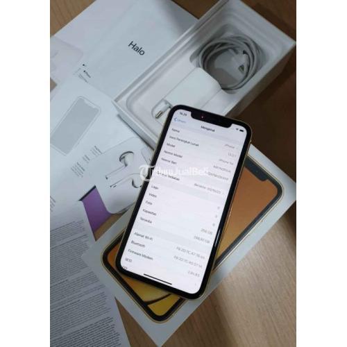 IPhone XR 256gb Resmi iBox HP Apple Bekas Normal Lengkap 