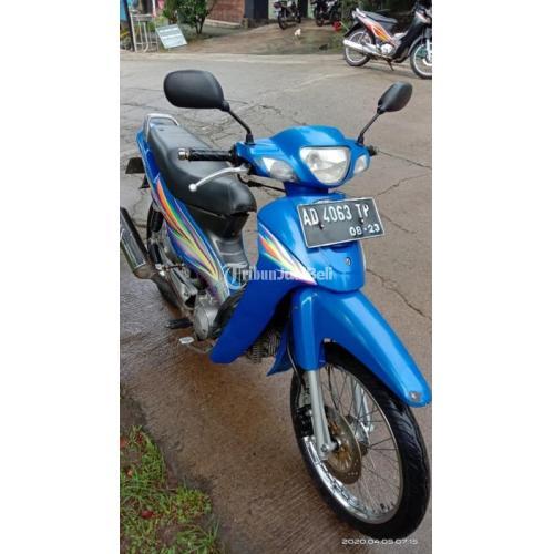 Suzuki Shogun  Pajak On 2003 Warna  Biru  Bagus Mesin Oke 