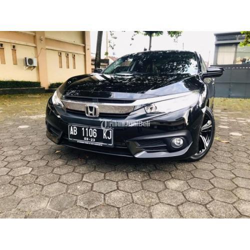  Mobil Sedan Honda CIVIC TURBO ES 2018 Hitam Mulus Plat AB 