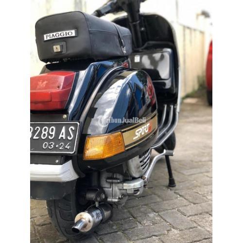 Vespa PX 1984 Sport Hitam Surat Lengkap Bodi Ori cat 