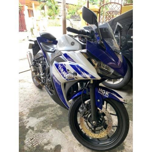 Motor Yamaha R25 Bekas Tahun 2014 Warna Blue GP Lengkap 