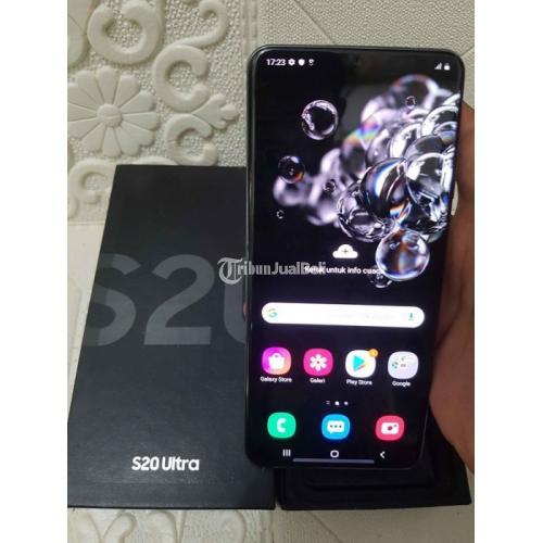 Hp Samsung S20 Ultra Bekas Like New Ram 12gb 128gb Murah Sein Lengkap Di Makassar Jualbeli 