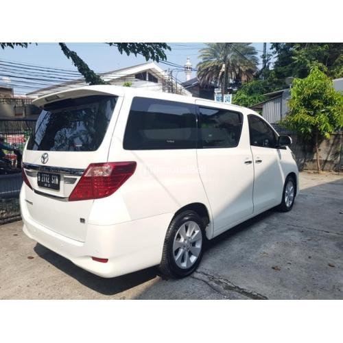 Toyota Alphard G ATPM 2012 Putih Mobil Bekas Interior Full Original di