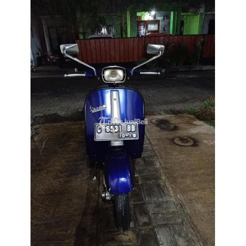  Vespa  PTS  100 Biru Tinta Semua Masih Ori Mesin  Aman habis 