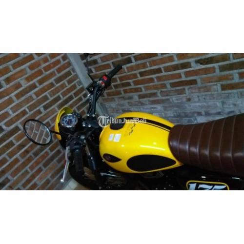 Motor Kawasaki W175 Cafe Bekas Tahun 2021 Warna  Kuning  