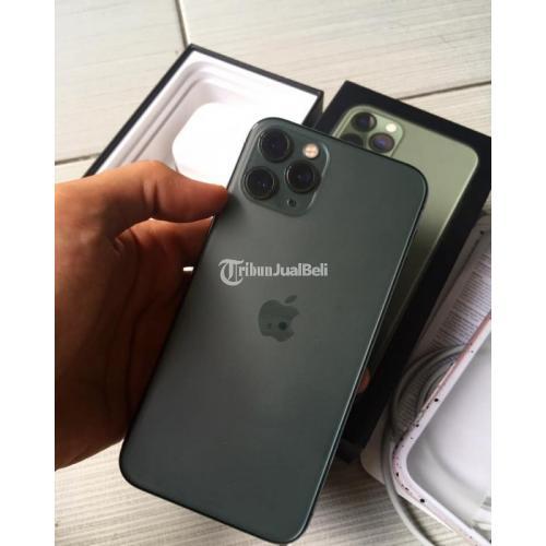 IPhone 11 Pro 64gb Midnight green Bekas Bagus Mulus Normal