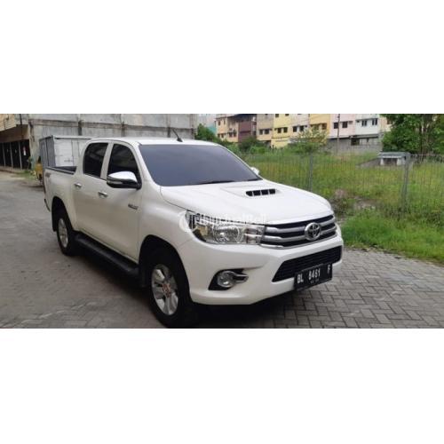 Toyota Hilux Double Cabin Tipe G 2017 Putih Milik Pribadi 