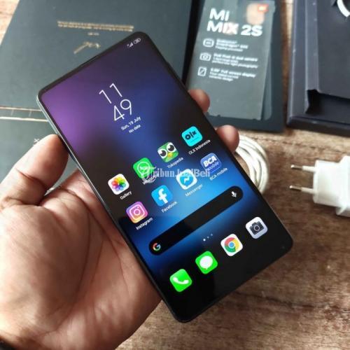 HP Xiaomi Mi Mix 2s Black Ceramic Second Mulus Fullset