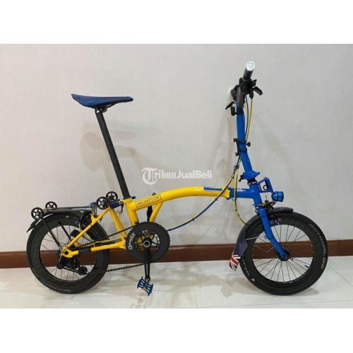 jual brompton titanium bekas